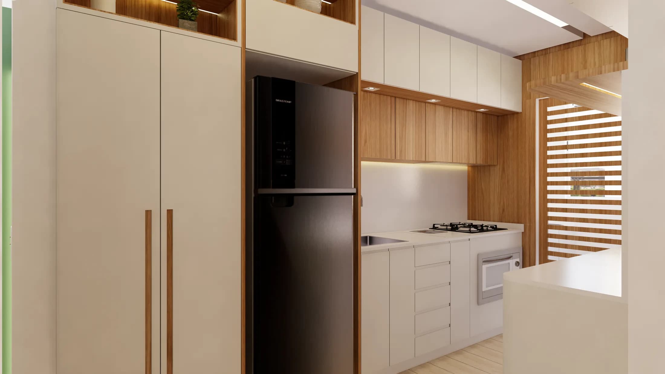 Apartamento Charlote — ambiente projetado pela H+