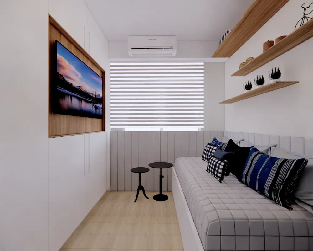 Apartamento Charlote — ambiente projetado pela H+