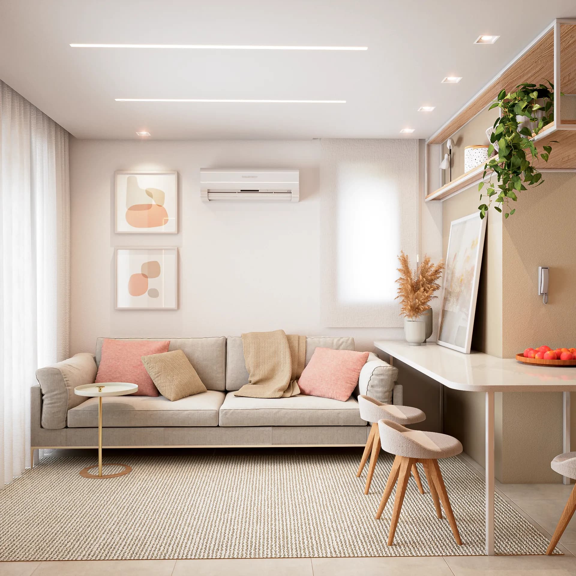 Apartamento LS — ambiente projetado pela H+