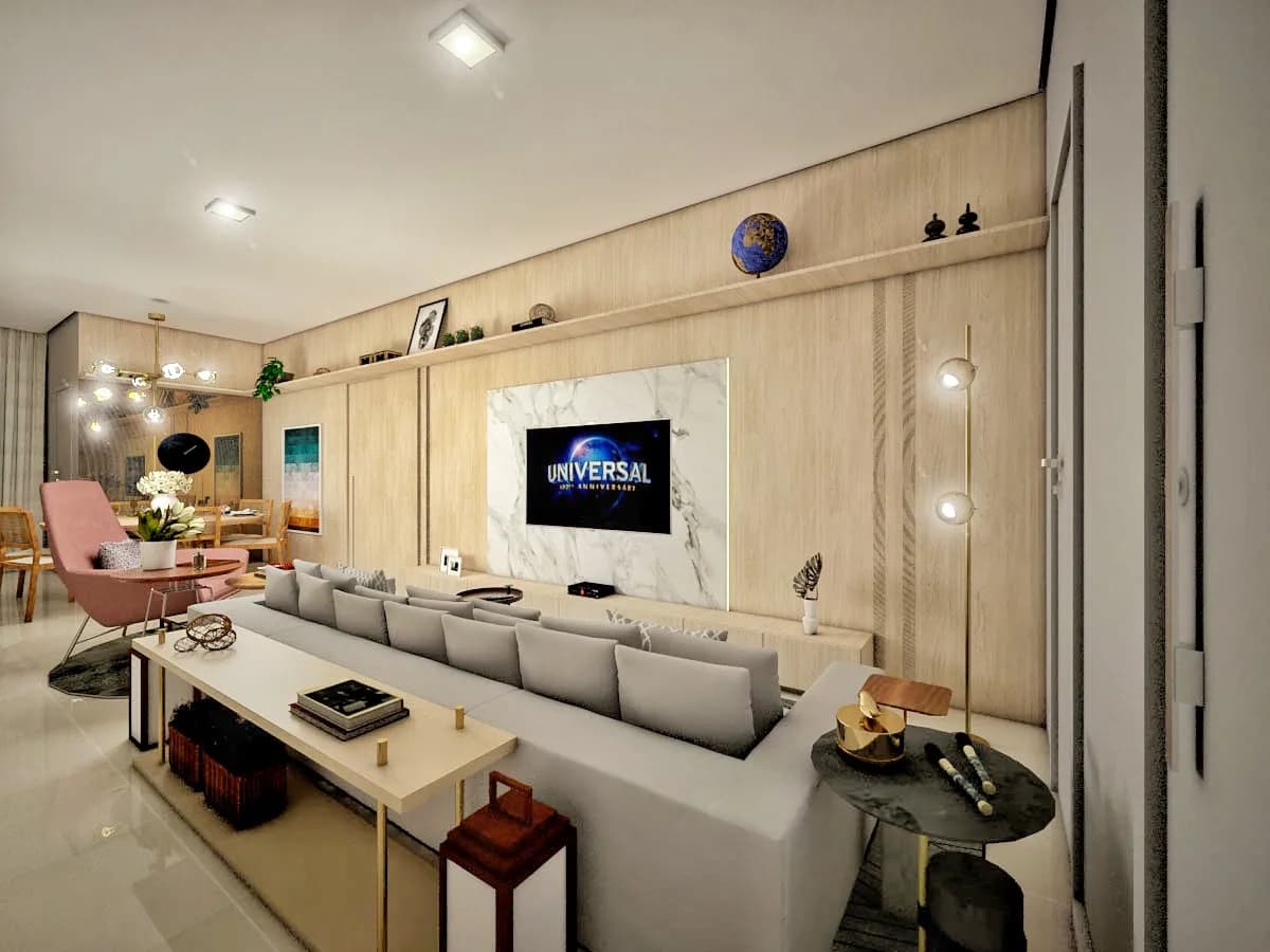 Apartamento Três — projeto da H+ Arquitetura & Co