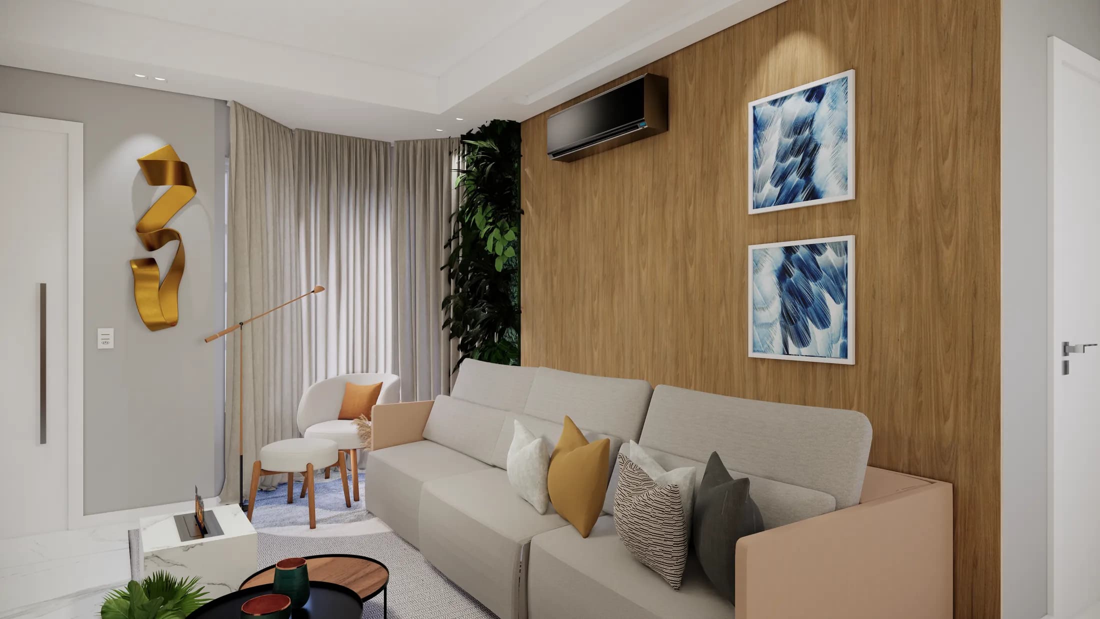 Casa GT — ambiente projetado pela H+