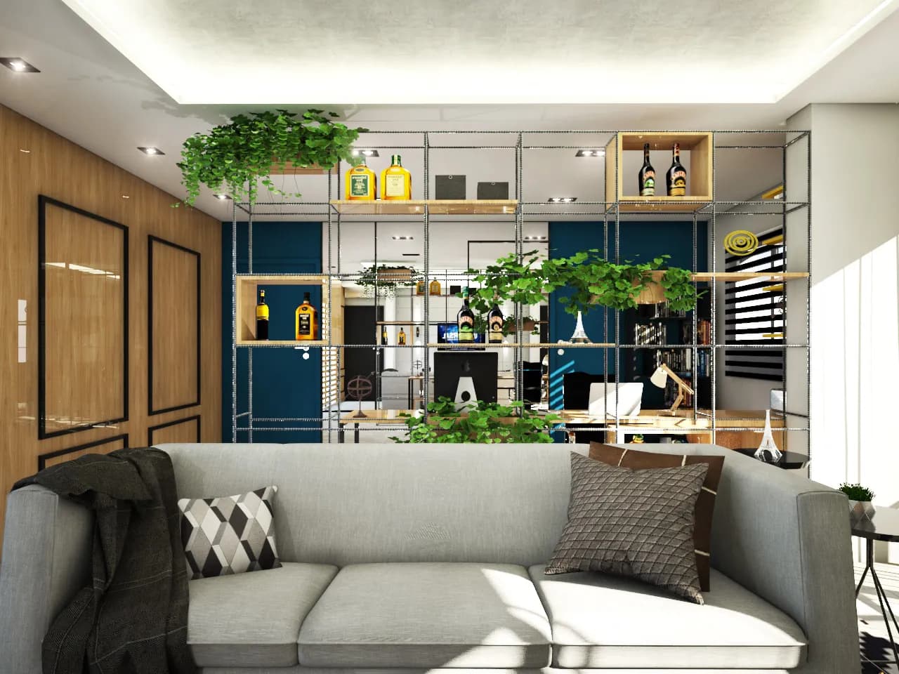 Apartamento HIM — ambiente projetado pela H+