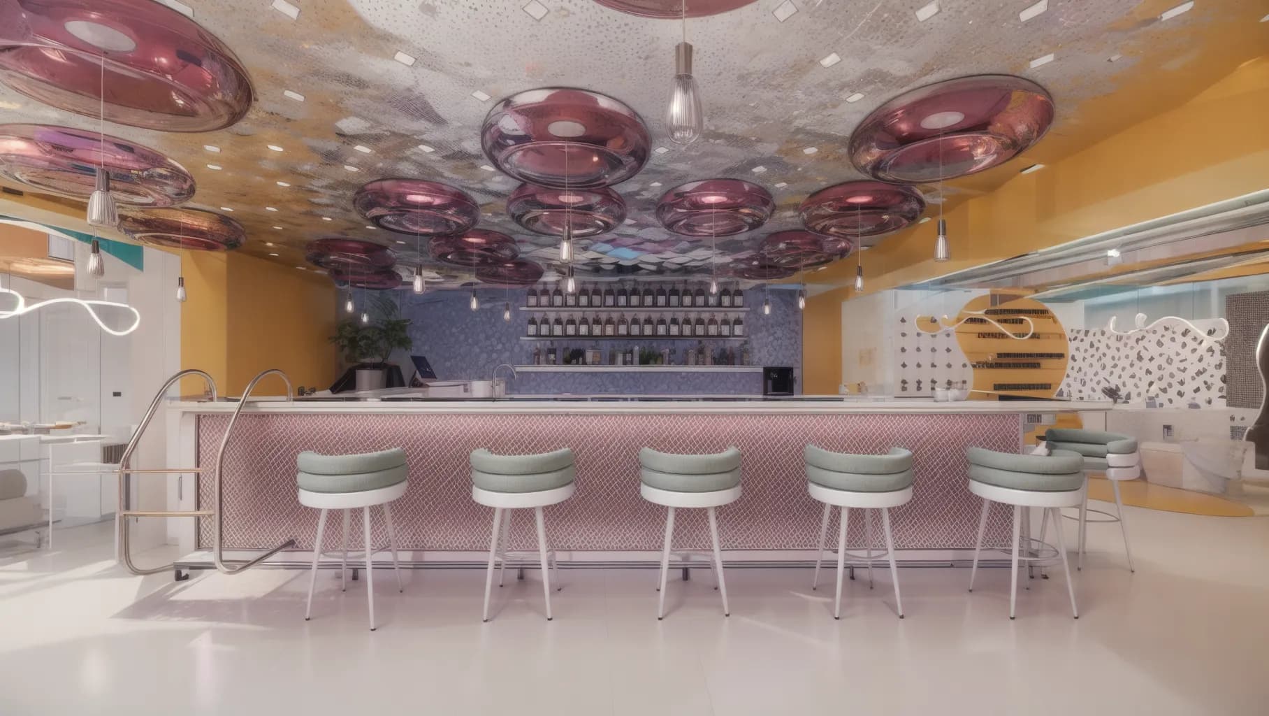 Ambiente comercial projetado pela H+ Arquitetura & Co