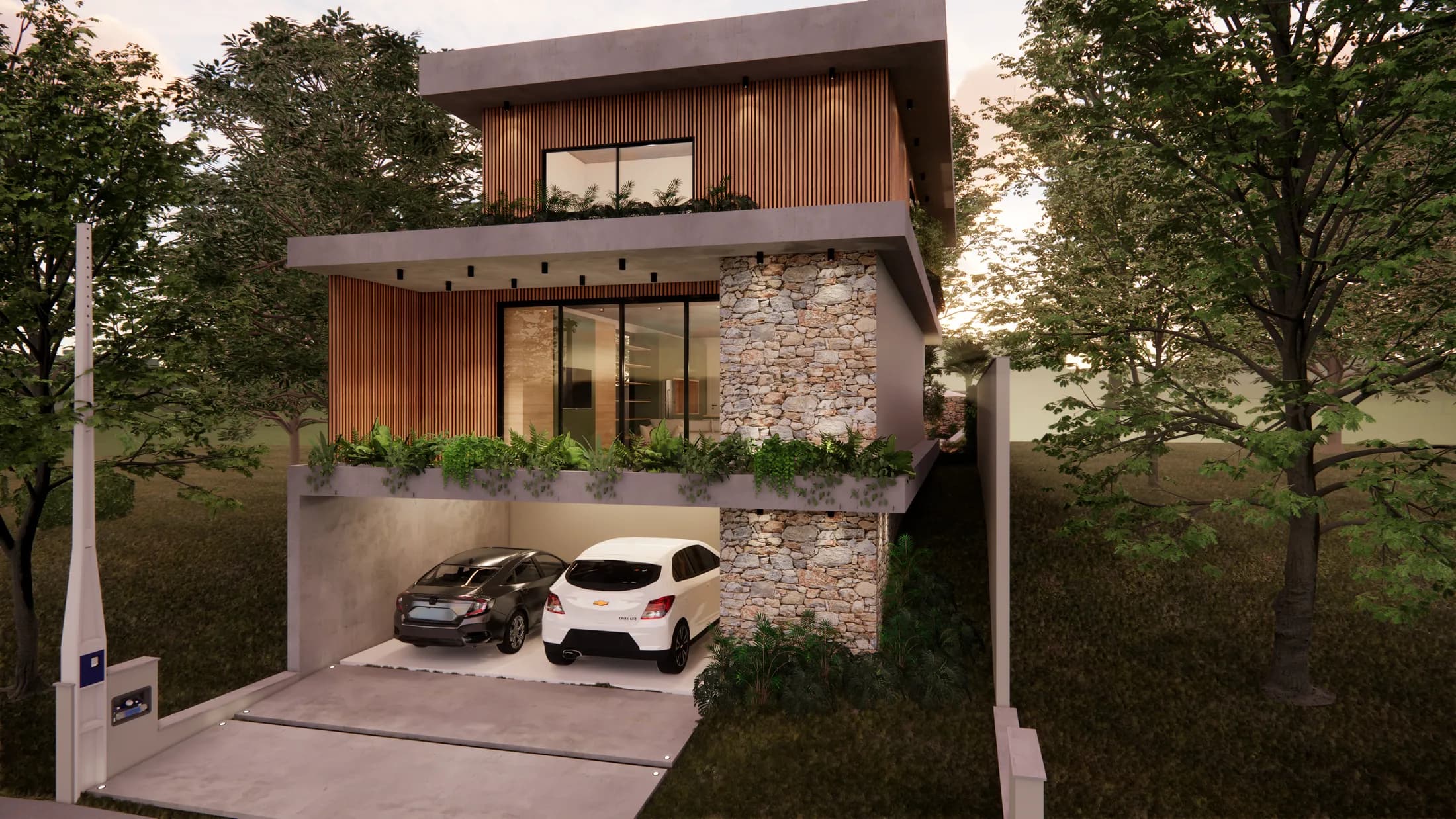 Casa CG — ambiente projetado pela H+