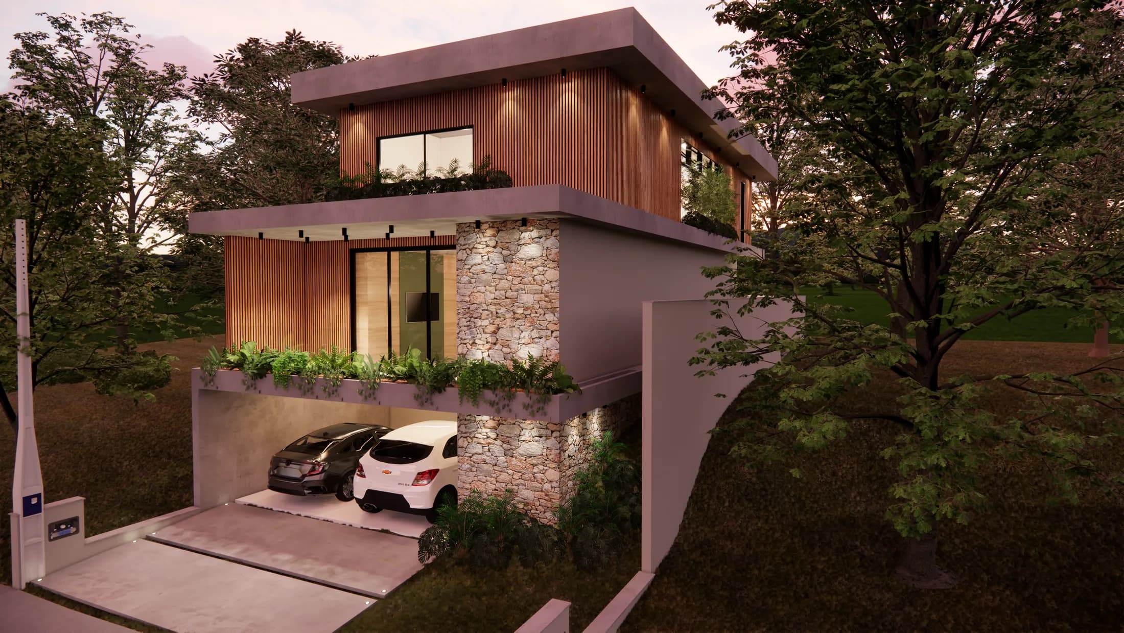 Casa CG — detalhe do projeto